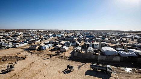 Al-Holin pakolaisleiri sijaitsee Syyriassa. Arkistokuva
