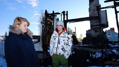 Ninan ja Kimmon talo paloi maan tasalle loppiaisena Kuopion Hiltulanlahdessa.