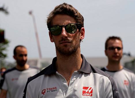 Romain Grosjean kuvattuna 2016.
