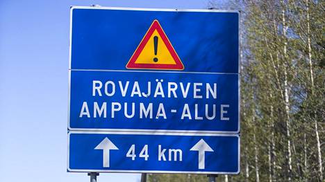 Välikohtaus sattui Rovajärven alueella.
