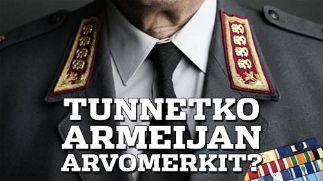 Kulmarauta, lumiraja vai leijona? Testaa, tunnetko Suomen armeijan  arvomerkit! - Kotimaa - Ilta-Sanomat