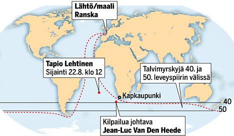 Yksinpurjehtija Tapio Lehtinen, 60, on joutunut ongelmiin avomerellä –  saanut elintärkeitä tietoja radioamatööreiltä - Purjehdus - Ilta-Sanomat