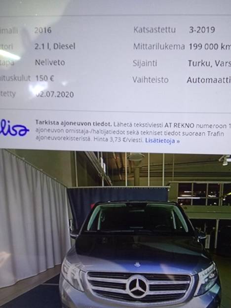 Turkulaisen autoliikkeen myynti-ilmoituksen mukaan Mercedes Benz on nelivetoinen, mikä ei pitänyt paikkaansa.