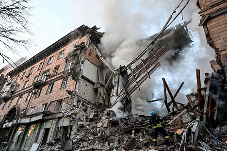 Venäjän pommitukset kylvivät tuhoa Zaporizzjassa 6. lokakuuta.