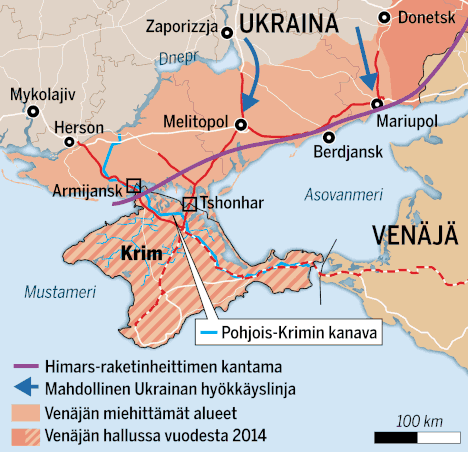 Krimin niemimaan menetys voisi merkitä myös Putinin tuhoa - Ulkomaat -  Ilta-Sanomat