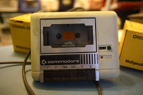Commodore kasettipesällä lienee jonkinlainen harvinaisuus.