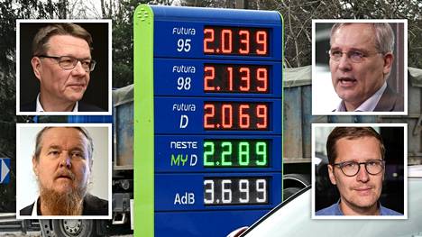 Hallitusten toimien arvellaan nostavan bensan hintaa.