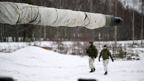 Puolustusvoimat harjoitteli Hämeenlinnassa helmikuun alussa.