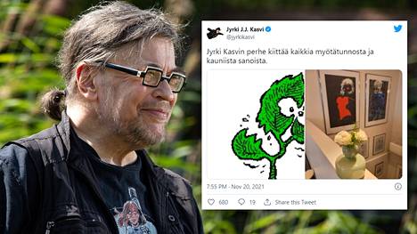 Jyrki Kasvin Twitter-tilille ilmestyi koskettava viesti - Kotimaa -  Ilta-Sanomat