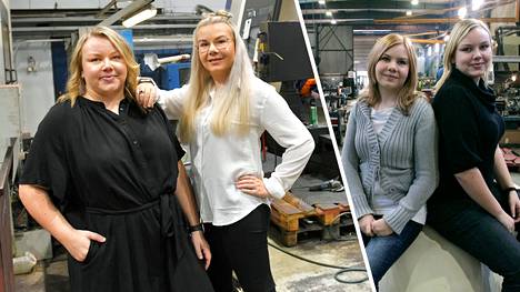 Raumalaiset Niina Pekonen ja Noora Pylkkänen on opittu tuntemaan konepajasiskoina. 14 vuotta aiemmin keväällä 2008 sisarukset olivat juuri ottaneet konepajan johtoonsa.