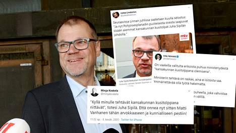 Juha Sipilän tyly kommentti ennen keskustan ministerivalintakokousta on herättänyt hämmennystä.