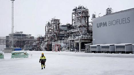 UPM::n biojalostamo Kaukaan tehtaalla vuonna 2015.