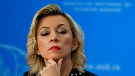 Venäjän ulkoministeriön tiedottaja Maria Zaharova kuvattiin tammikuussa Moskovassa.