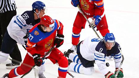 Artemi Panarin ja Venäjä hävisivät Suomelle MM-välierässä.