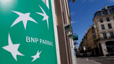 Kovimmassa laskussa oli BNP Paribas.