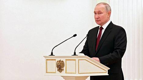 Vladimir Putin kuvattuna 8. helmikuuta