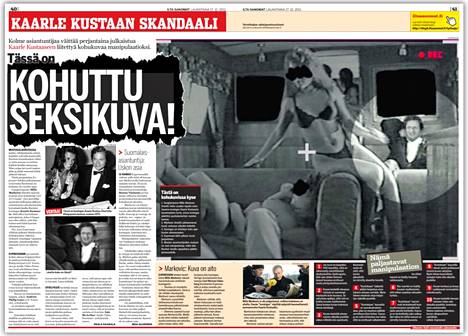 Ilta-Sanomat uutisoi joulukuussa 2011 kohukuvasta, jossa Kaarle Kustaan väitettiin seuranneen naisten seksileikkiä.