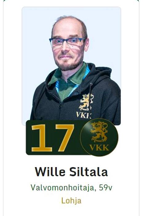 Wille Siltalan vaalikuva.