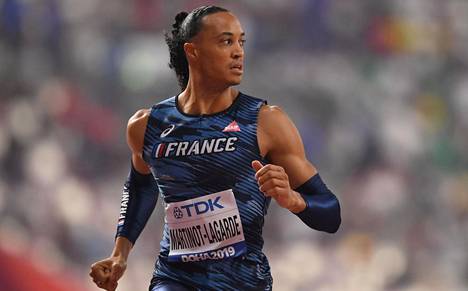 Pascal Martinot-Lagarde osallistui 110 metrin aitoihin.