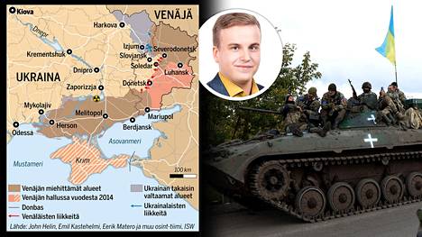 Emil Kastehelmi kertoo Ukrainan sodan tämänhetkisestä rintamatilanteesta.