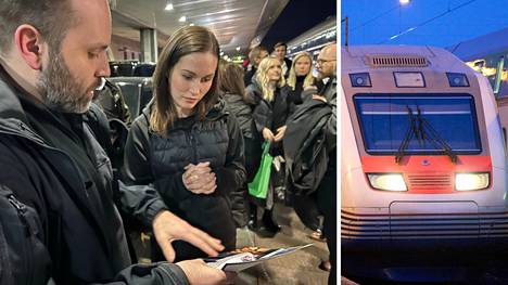 Pääministeri Sanna Marin ja sisäministeri Maria Ohisalo tapasivat perjantaina Kiovassa Ukrainan rautatieyhtiön edustajia. Yhtiö on pyytänyt Suomea luovuttamaan sille neljä Allegro-junaa. 