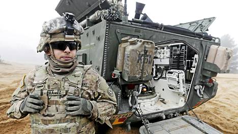 Yhdysvaltojen sotilaita osallistui Nato-harjoituksiin Latviassa helmikuun lopulla.