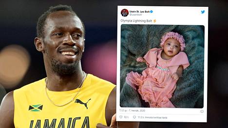 Usain Bolt nimesi suloisen tyttärensä.