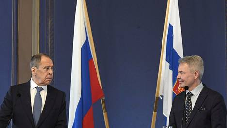 Ulkoministeri Pekka Haavisto ja Venäjän ulkoministeri Sergei Lavrov.