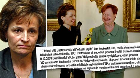 –  Uskoisin TP:n (Tarja Halonen) halunneen kauttani saattaa tässä käsittelemäni asiat tietoosi, neuvonantaja Martti Manninen viestitti Anneli Jäätteenmäelle maaliskuussa 2003.