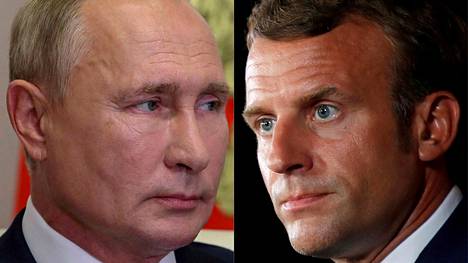 Presidentit Vladimir Putin ja Emmanuel Macron kävivät torstaina puhelinkeskustelun.