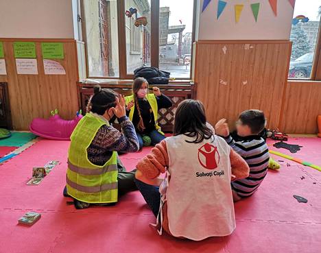 Pelastakaa Lapset ry:n lapsiystävällinen tila Romaniassa.