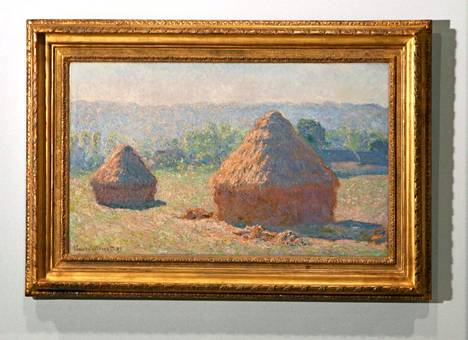 Claude Monet’n teos Heinäsuova ilta-auringossa on yksi Serlachius-museon vetonauloista.