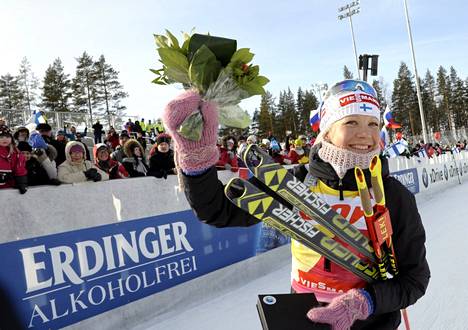 Kaisa Mäkäräinen joutui yllättymään, vaikka urheilu-ura loppui viime vuonna.