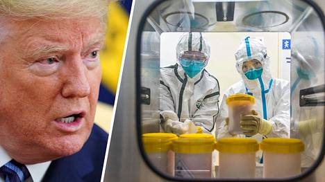Donald Trump syyttää Kiinaa koronaviruksen leviämisestä.