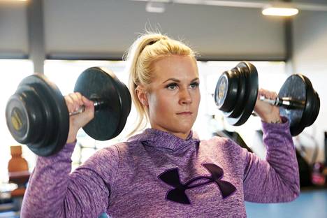 Annina Rajahuhta on siirtymässä urheiluelämästä työelämään.