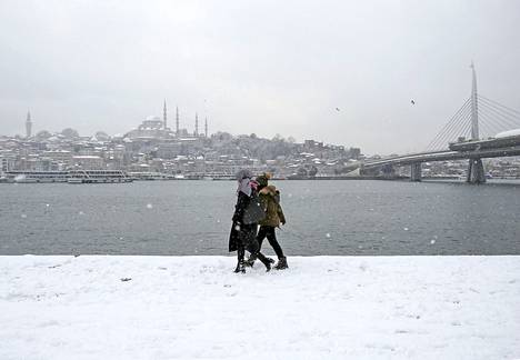 Luminen maisema Istanbulissa.