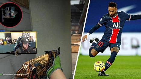 Neymar on striimannut syys-lokakuun aikana muun muassa Counter-Strike-räiskintäpelin pelaamista.