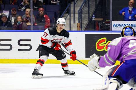 Aarne Talvitie pelaa toista kokonaista kauttaan New Jersey Devilsin farmijoukkueessa Utica Cometsissa.