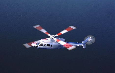 Copterlinen vuoden 2005 kopterionnettomuudessa mereen syöksynyt kone oli Sikorsky S-76.