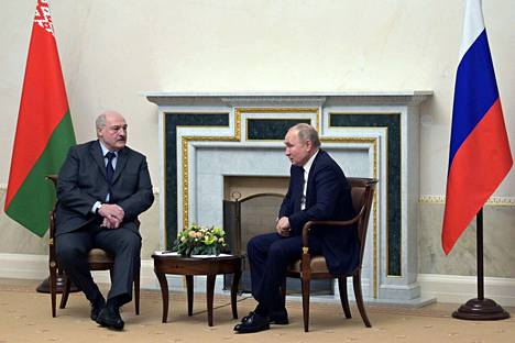 Valko-Venäjän ja Venäjän johtajat Aljaksandr Lukashenka ja Vladimir Putin tapasivat joulukuun lopussa Pietarin lähellä.