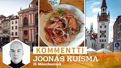 Münchenissä on muun muassa vanhoja rakennuksia ja lihaa.