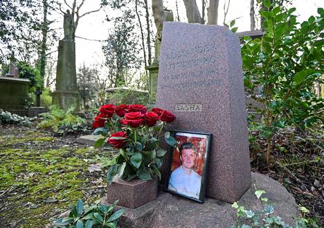 Aleksandr Litvinenkon hauta Lontoossa.
