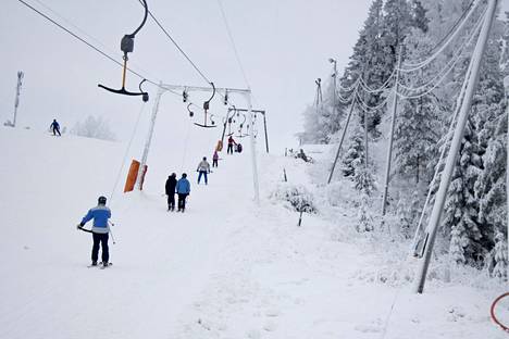 Sastamalan Ellivuorella on ollut hiihtokeskus jo 1960-luvun alusta lähtien.