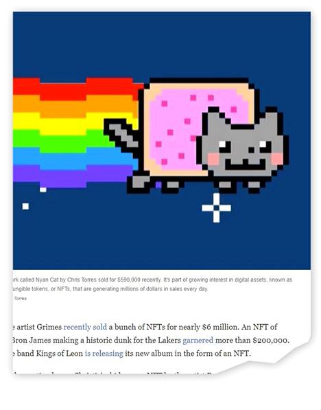 Nyan Cat -meemistä maksettiin 520 000 euroa helmikuussa.