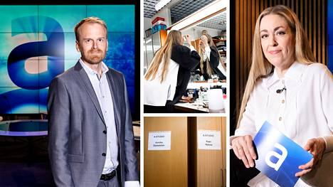 Petri Raivio on juontanut A-studiosta koronakeväästä 2020. Annika Damström vuodesta 2015.