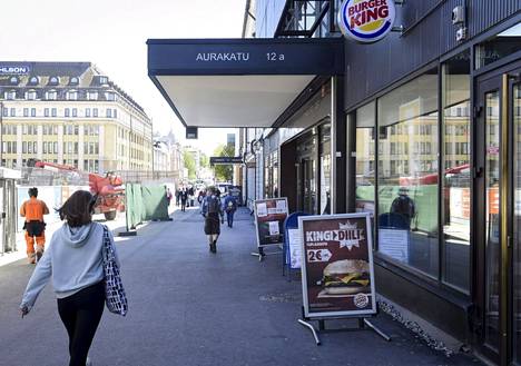 Pelottava välikohtaus tapahtui Turun keskustan Burger Kingissä.