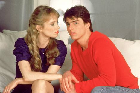 Tom Cruisen läpimurtoelokuva oli Riskibisnes vuonna 1983. Cruise seurusteli vastanäyttelijänsä Rebecca de Mornayn (vas.) kanssa yli kaksi vuotta.