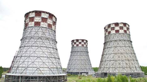 Fortumin omistama Tjumenin voimala-alue Länsi-Siperiassa Venäjällä. Kuva vuodelta 2008.