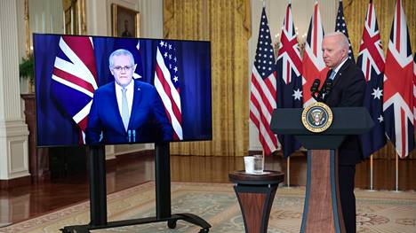 Australian pääministeri Scott Morrison ja Yhdysvaltain presidentti Joe Biden neuvottelivat keskiviikkona videoyhteyden välityksellä.