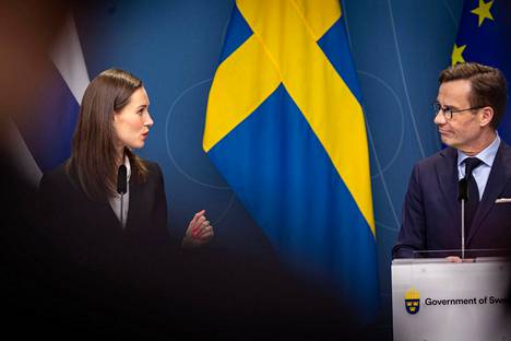 Pääministeri Sanna Marin tapasi Ruotsin pääministerin Ulf Kristerssonin Tukholmassa torstaina.